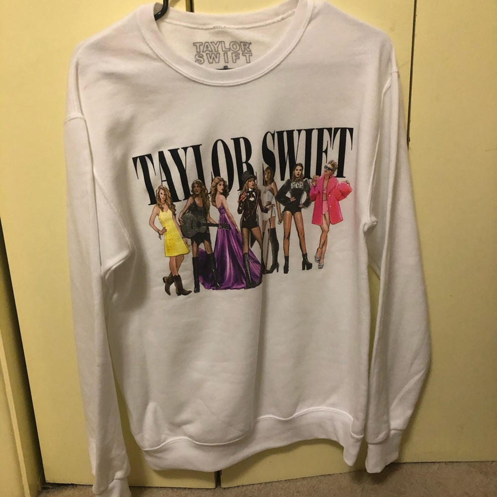 UNWORN Taylor swift eras white pullover sweatshirt